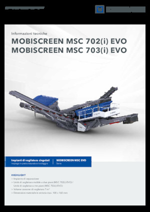 Mobil rosták Kleemann MSC 703i EVO