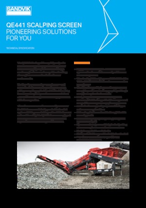 Mobil rosták Sandvik QE441