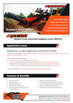 Mobil rosták Rockster RSS410