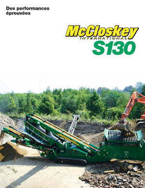 Mobil rosták McCloskey S130 2-Deck