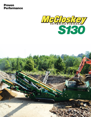 Mobil rosták McCloskey S130 2-Deck