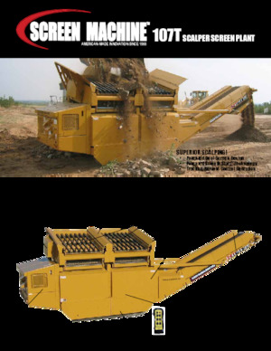Mobil rosták Screen Machine Industries  Scalper 107T