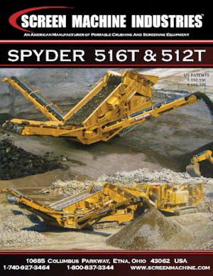 Mobil rosták Screen Machine Industries  Spyder 516T