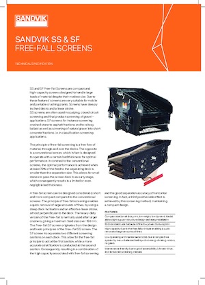 Mobil rosták Sandvik SF1443