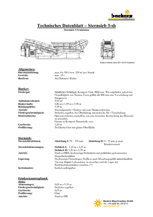 Mobil rosták Backers Sternsieb 3-sb