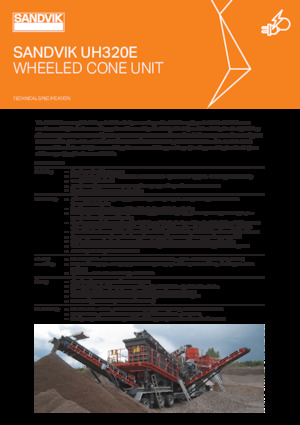 Mobil rosták Sandvik UH320E