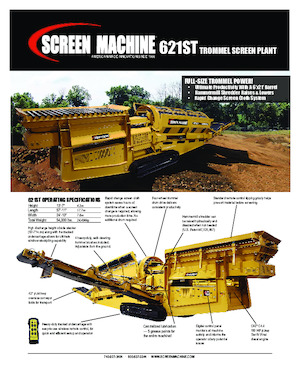 Mobil dobrosták Screen Machine Industries  612ST