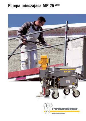 Habarcskeverő szivattyúk Putzmeister MP 25 Mixit JP-WP/D5K