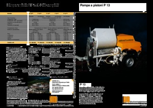 Telepített betonszivattyúk Putzmeister P 13 EMR KA 230