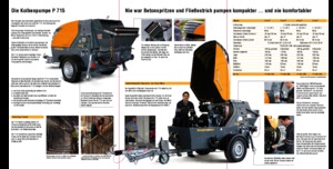 Telepített betonszivattyúk Putzmeister P 715 TD