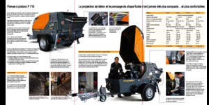 Telepített betonszivattyúk Putzmeister P 715 TD