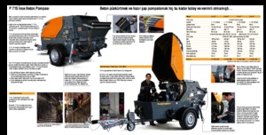 Telepített betonszivattyúk Putzmeister P 715 TD