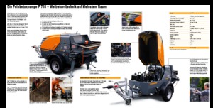 Telepített betonszivattyúk Putzmeister P 718 TD