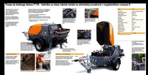 Telepített betonszivattyúk Putzmeister P 718 TD