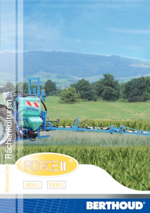 Felszerelhető szántóföldi permetezők Berthoud Force II 800
