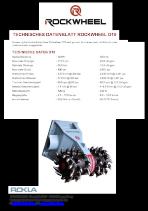 Marófejek kotrógéphez Rockwheel by ROCK.ZONE D 10