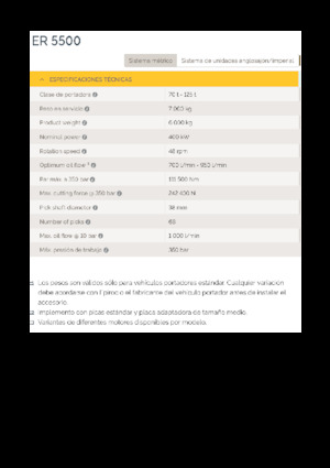 Marófejek kotrógéphez Epiroc ER 5500