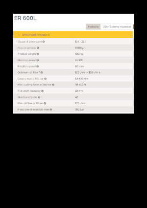 Marófejek kotrógéphez Epiroc ER 600L