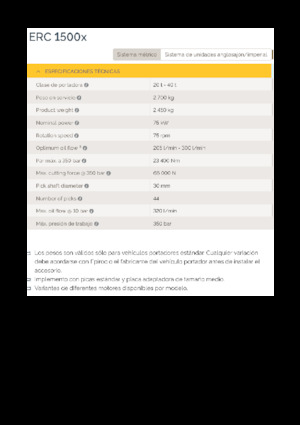 Marófejek kotrógéphez Epiroc ERC 1500x