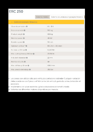 Marófejek kotrógéphez Epiroc ERC 250
