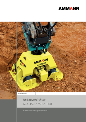 Tömörítők kotrógépekhez Ammann ACA 1000