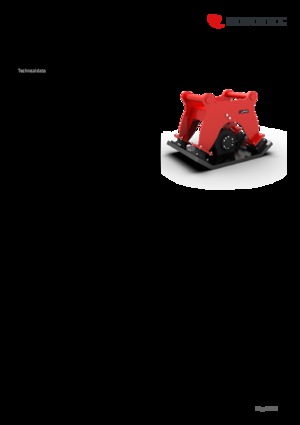 Tömörítők kotrógépekhez Rototilt® C65