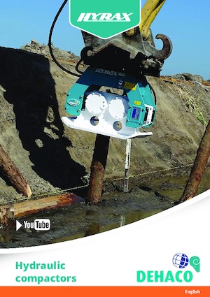 Tömörítők kotrógépekhez Dehaco HYRAX 125