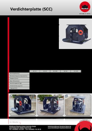 Tömörítők kotrógépekhez SkanCraft SCC30R