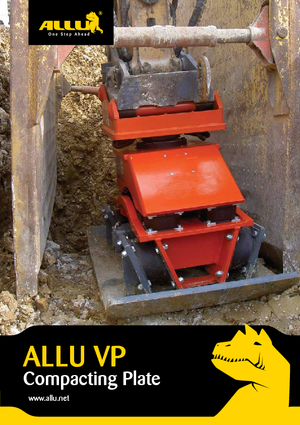 Tömörítők kotrógépekhez Allu VP 50