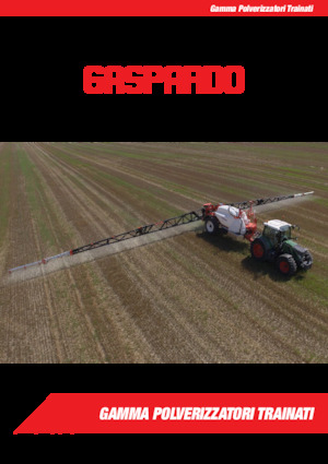 Vontatható szántóföldi permetezők Gaspardo Campo 22C