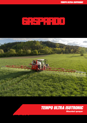 Felszerelhető szántóföldi permetezők Gaspardo Tempo Ultra 1600 Isotronic