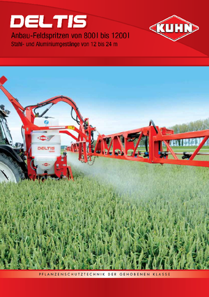 Felszerelhető szántóföldi permetezők Kuhn Deltis 1000 RHPM