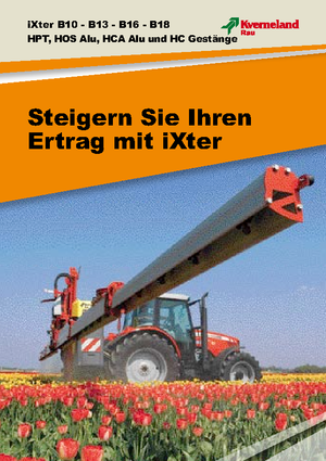 Felszerelhető szántóföldi permetezők Kverneland iXter B13