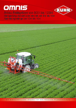 Felszerelhető szántóföldi permetezők Kuhn Omnis 1000