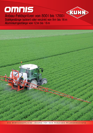 Felszerelhető szántóföldi permetezők Kuhn Omnis 800