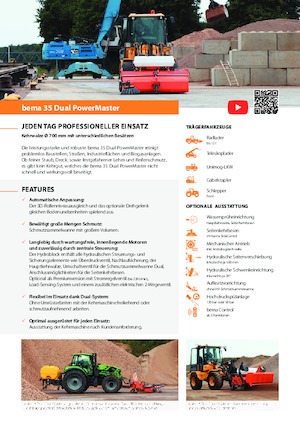 Felszerelhető seprők Bema 35 Dual 2050