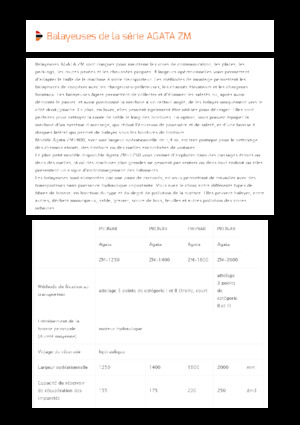 Felszerelhető seprők Pronar Agata ZM 2000