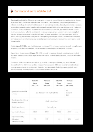 Felszerelhető seprők Pronar Agata ZM 2000