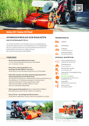 Felszerelhető seprők Bema bema 20 Dual