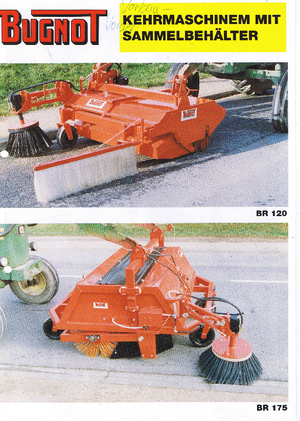 Felszerelhető seprők Bugnot BR 120
