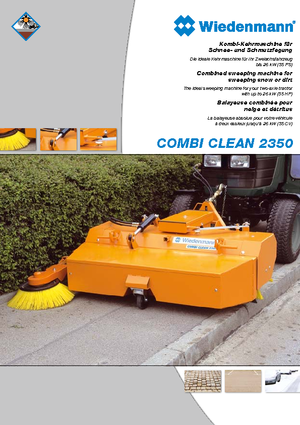 Felszerelhető seprők Wiedenmann CombiClean 2350