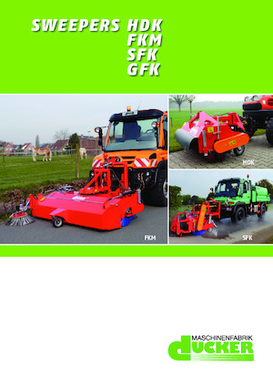 Felszerelhető seprők Dücker HDK 1800
