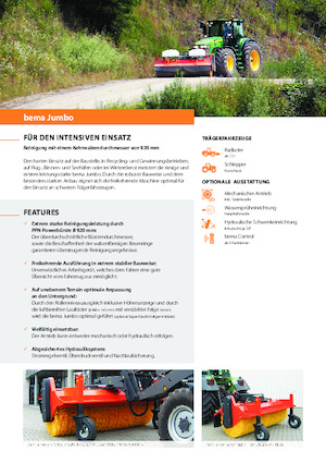 Felszerelhető seprők Bema Jumbo 3000