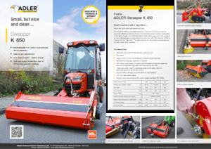 Felszerelhető seprők Adler K 450-120