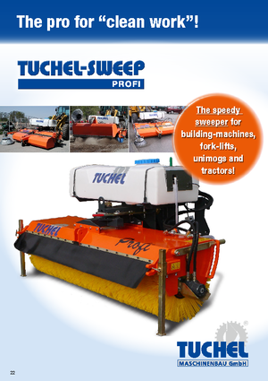 Felszerelhető seprők Tuchel Profi 260 Ø 600