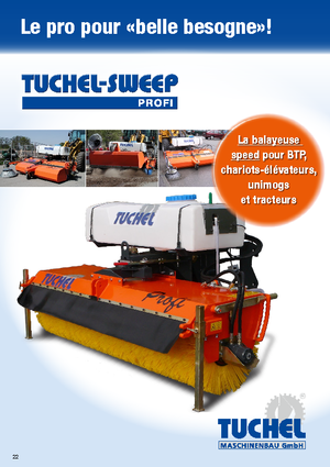 Felszerelhető seprők Tuchel Profi 260 Ø 600