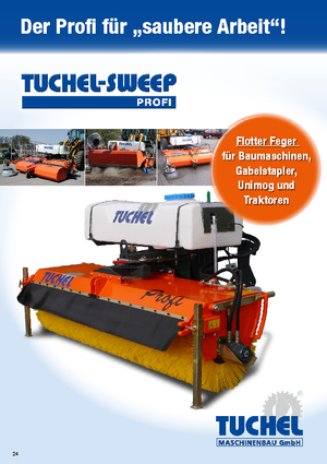 Felszerelhető seprők Tuchel Profi 180 Ø 600