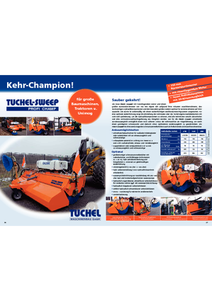 Felszerelhető seprők Tuchel Profi Champ