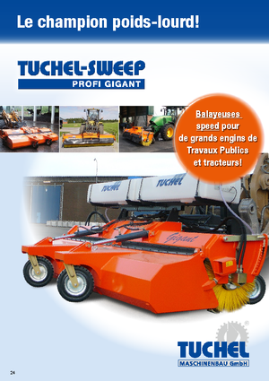 Felszerelhető seprők Tuchel Profi Gigant