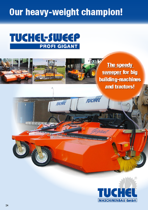 Felszerelhető seprők Tuchel Profi Gigant